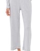 Leset Leset Pointelle Crop Wide Leg Pants Light Grey Melange - 1