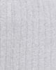 Leset Leset Pointelle Crop Wide Leg Pants Light Grey Melange - 6