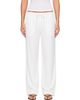LESET LESET White Daniel Drawstring Pocket Trousers - 1