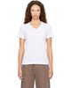 LESET LESET White Margo V Neck T-shirt - 1