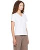 LESET LESET White Margo V Neck T-shirt - 2