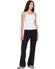 LESET LESET White Nando Square Neck Tank Top - 4