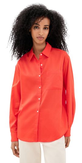 Leset Leset Yoko Classic Button Down Feu
