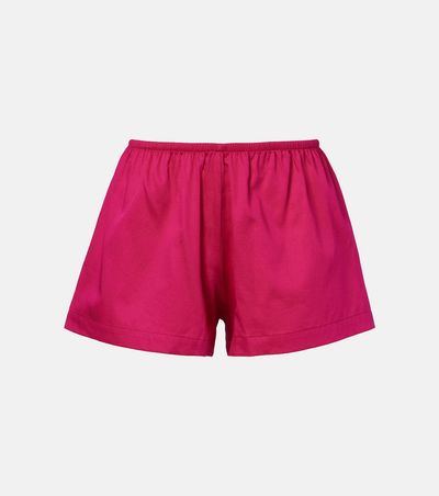 Leset Leset Yoko cotton poplin shorts