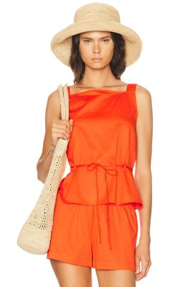 LESET LESET Yoko Drawstring Tank Top