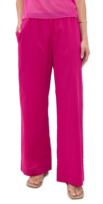 Leset Leset Yoko Pocket Pants Amaranth