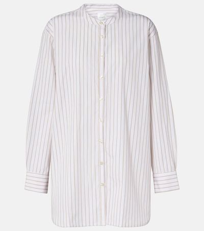 Leset Leset Yoshi striped cotton-blend shirt