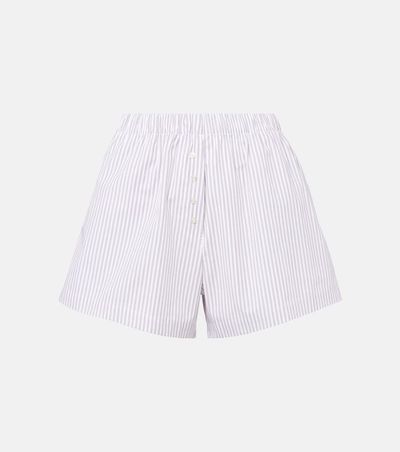 Leset Leset Yoshi striped cotton-blend twill boxers