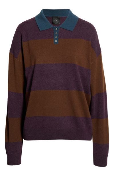 LESET LESET Zoe Rugby Polo Sweater