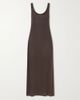 LESET Milo cotton-jersey maxi dress - 1