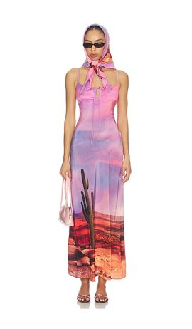 Leslie Amon - Speechless Maxi Dress