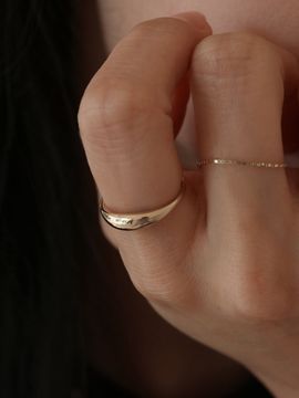 Less is more 14K Gold Veme Ring