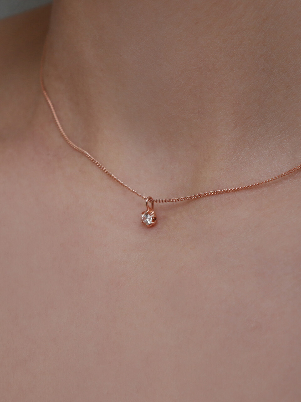 Less is more 14K Gold Whole Necklace