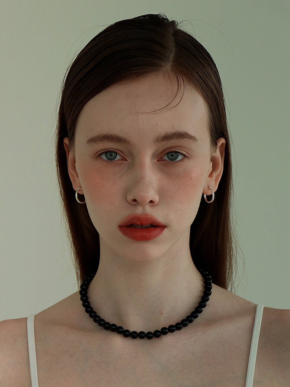 Less is more Black Onyx Necklace_6MM