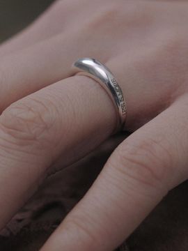 Less is more Dome Ring [Silver]