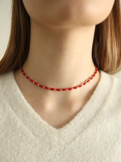 Less is more Gemstone Necklace