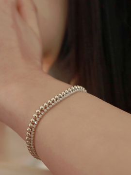 Less is more Silver Tennis Bracelet