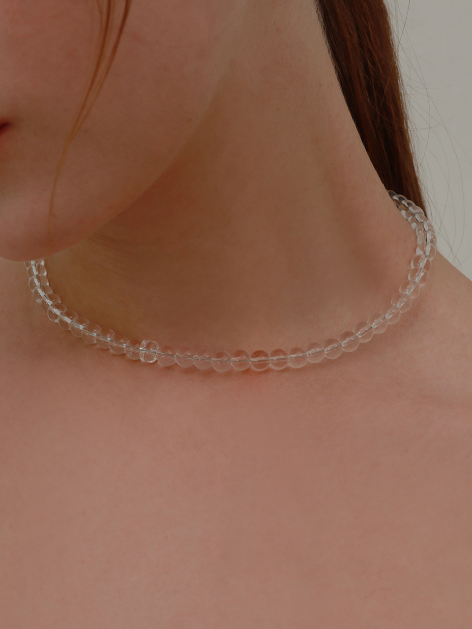Less is more White Quartz Necklace