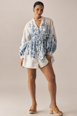 navy blue dress for baby girl Let Me Be V-Neck A-Line Mini Dress main image 1