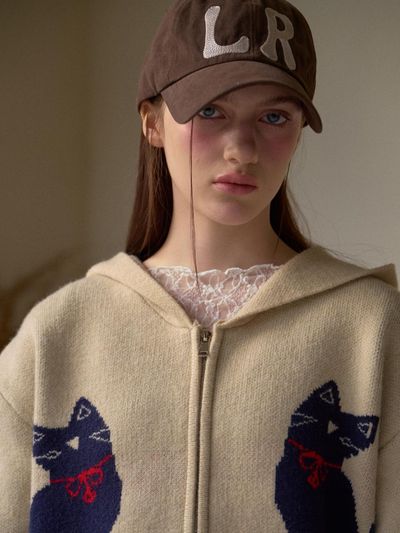 leterie Vintage Cotton 6-Panel Cap [Brown]