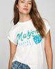 Letluv 100% Cotton Mahjong Graphic Tee - 1