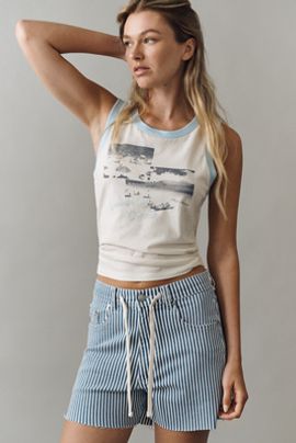 Letluv 100% Cotton Photograph Graphic Tank Top