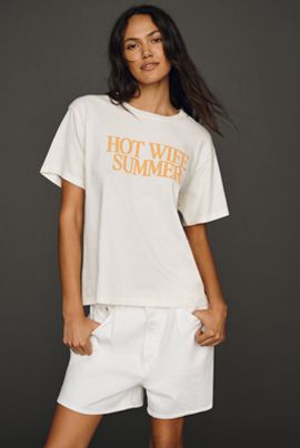 Letluv Hot Wife Summer Relaxed Tee