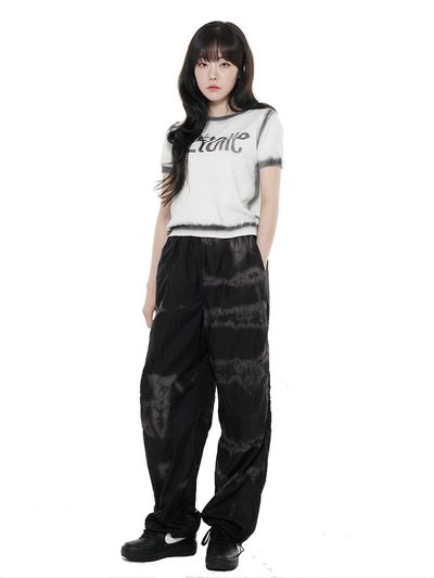 LETOILE AURORA DYED WIND BREAKER JOGGER PANTS_2 COLORS