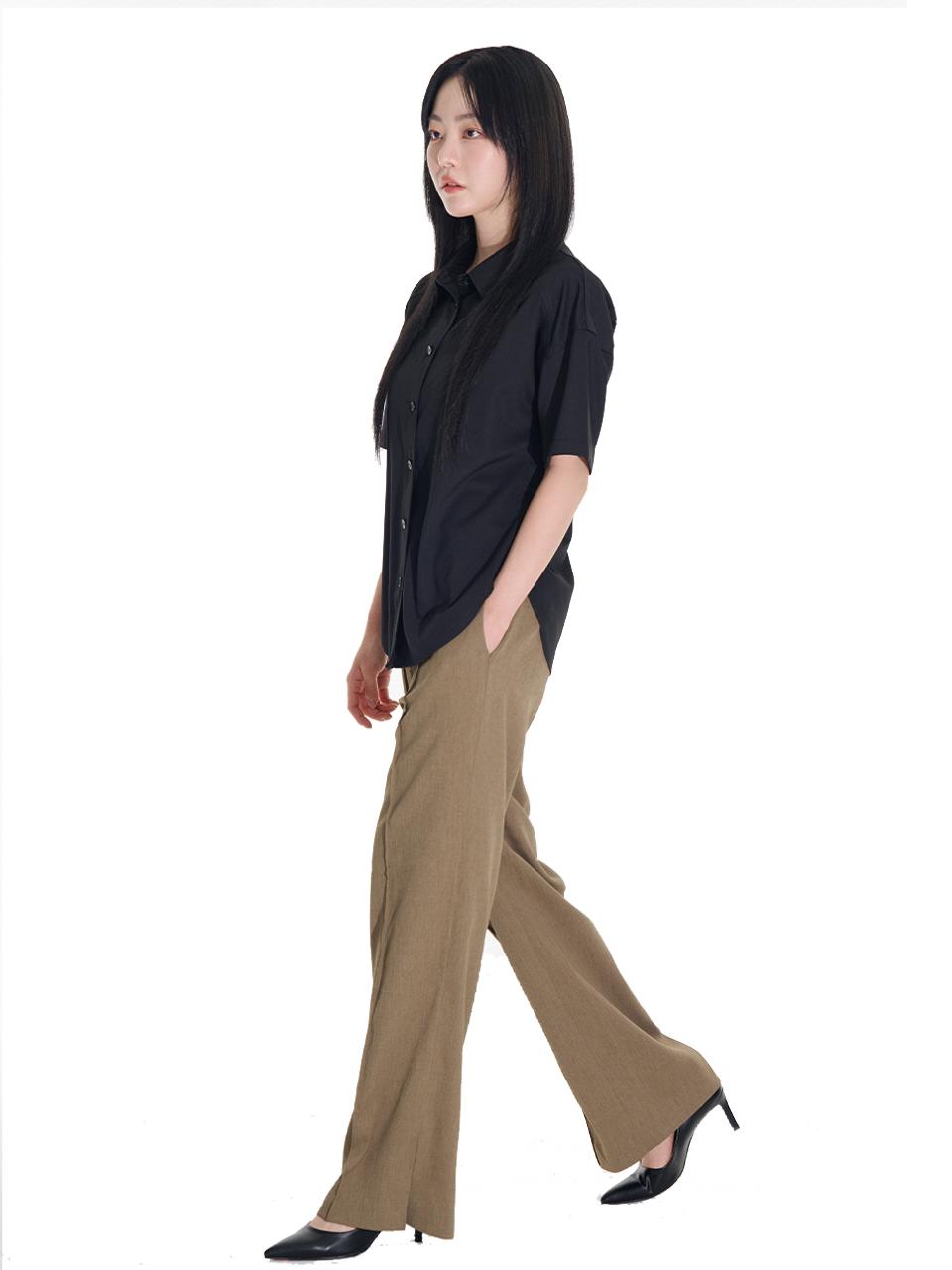 LETOILE BOOTCUT SLIT SLACKS_ 2 COLORS (LEBSMPT5328)