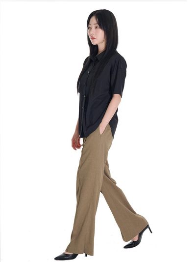 LETOILE BOOTCUT SLIT SLACKS_ 2 COLORS (LEBSMPT5328)