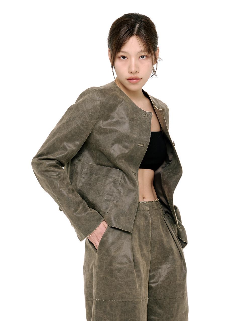 LETOILE CRACK JACKET, SHORTS SET UP - JACKET / 2 COLOR (LE