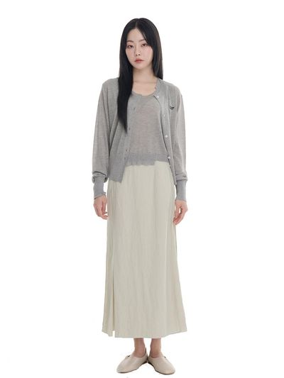 LETOILE LAYERED CHIFFON LONG SKIRT_2 COLOR (LEBSMSK5370)