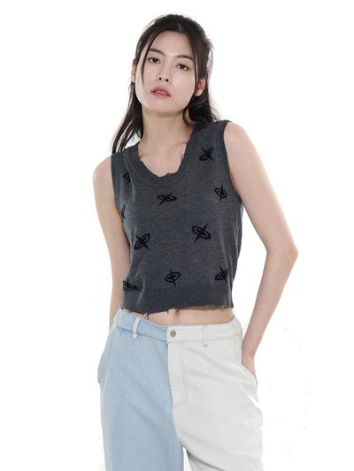 LETOILE RIPPED PLUTO VEST (LEBSSNT1293)