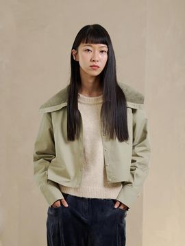 LETOILE WIDE COLLAR SHORT JACKET (LEBFABL5526)