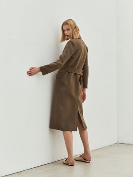 LETQSTUDIO Structured Handmade Coat (Taupe Gray)