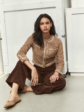 LETQSTUDIO Terry Tweed Jacket (Camel)