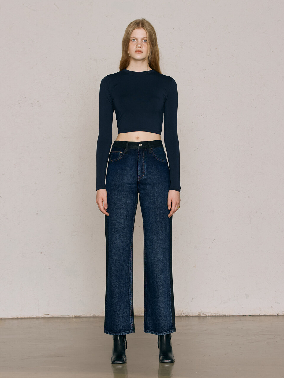 LEUNI Blue Black Denim