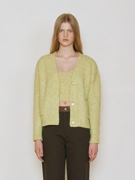 LEUNI [Exclusive] Eco Cardigan Set_Light Yellow