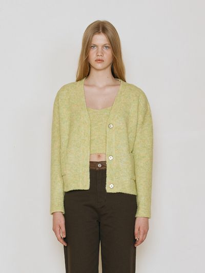 LEUNI [Exclusive] Eco Cardigan Set_Light Yellow