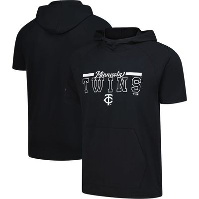 LEVELWEAR Men's Levelwear Black Minnesota Twins Phase Vanguard Hoodie T-Shirt 