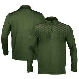 LEVELWEAR Men's Levelwear Hunter Green Minnesota Wild NHL x PGA Scout Midlayer Quarter-Zip Pullover Top 