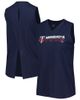 LEVELWEAR Women's Levelwear Navy Minnesota Twins Paisley Chase V-Neck Tank Top  - 1