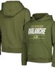 LEVELWEAR Youth Levelwear Olive Colorado Avalanche Podium Fleece Pullover Hoodie  - 1