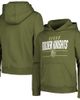 LEVELWEAR Youth Levelwear Olive Vegas Golden Knights Podium Fleece Pullover Hoodie  - 1