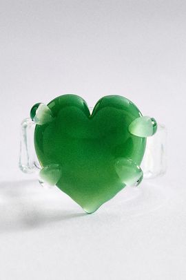 Levens Jewels Levens Glass Love Heart Ring