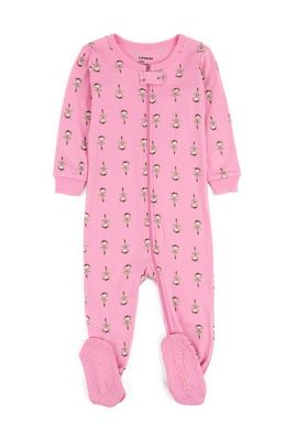 Leveret Leveret Ballerina Cotton Footie Pajama