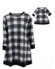 Leveret Leveret Girls Cotton Dress with Matching Doll Dress, Printed Design - 4