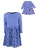 Leveret Leveret Girls Skirt Dress with Matching Doll Dress, 100% Cotton - 2