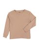 Leveret Leveret Kids Long Sleeve T-Shirt, 100% Cotton, Solid Colors - 2
