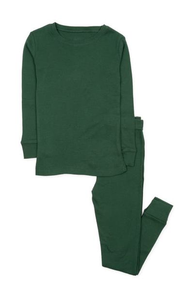 Leveret Leveret Kids Two-Piece Solid Cotton Matching Family Pajamas